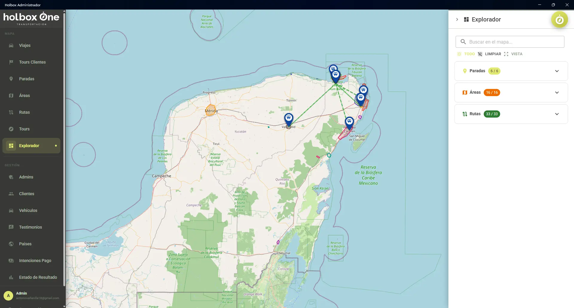 Sistema para Transporte Turistico