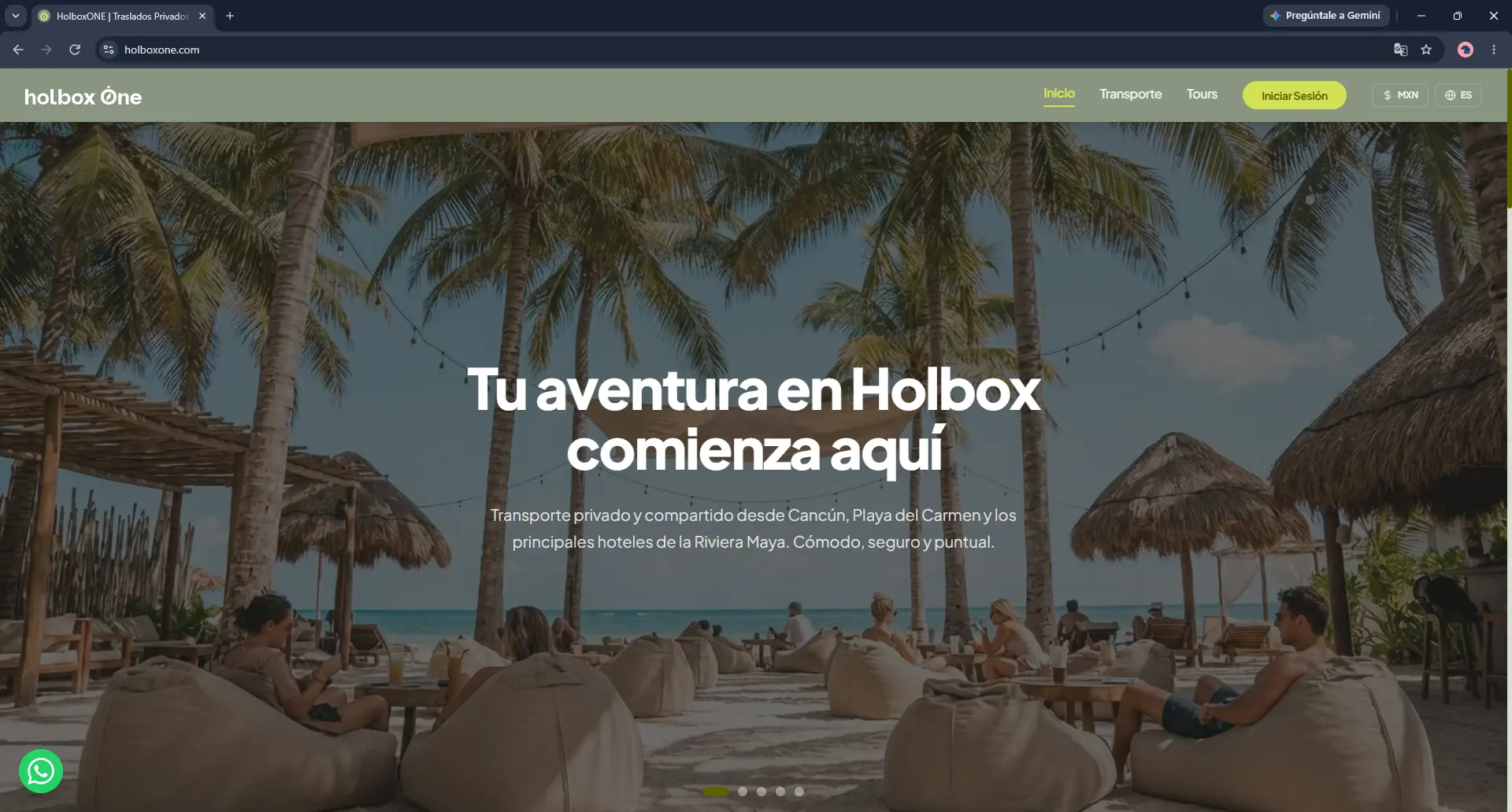 Sistema para Transporte Turistico - Captura